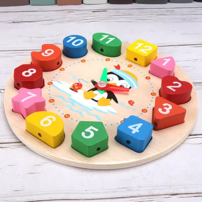 Puzzle éducatif en bois, apprentissage ludique 01