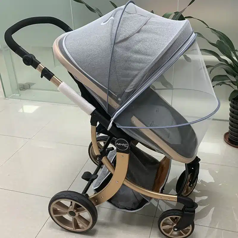 Moustiquaire poussette bébé protection insectes 02