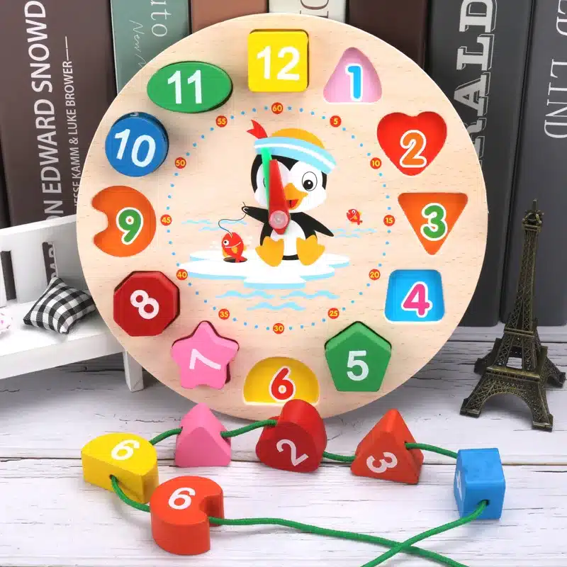 Puzzle éducatif en bois, apprentissage ludique