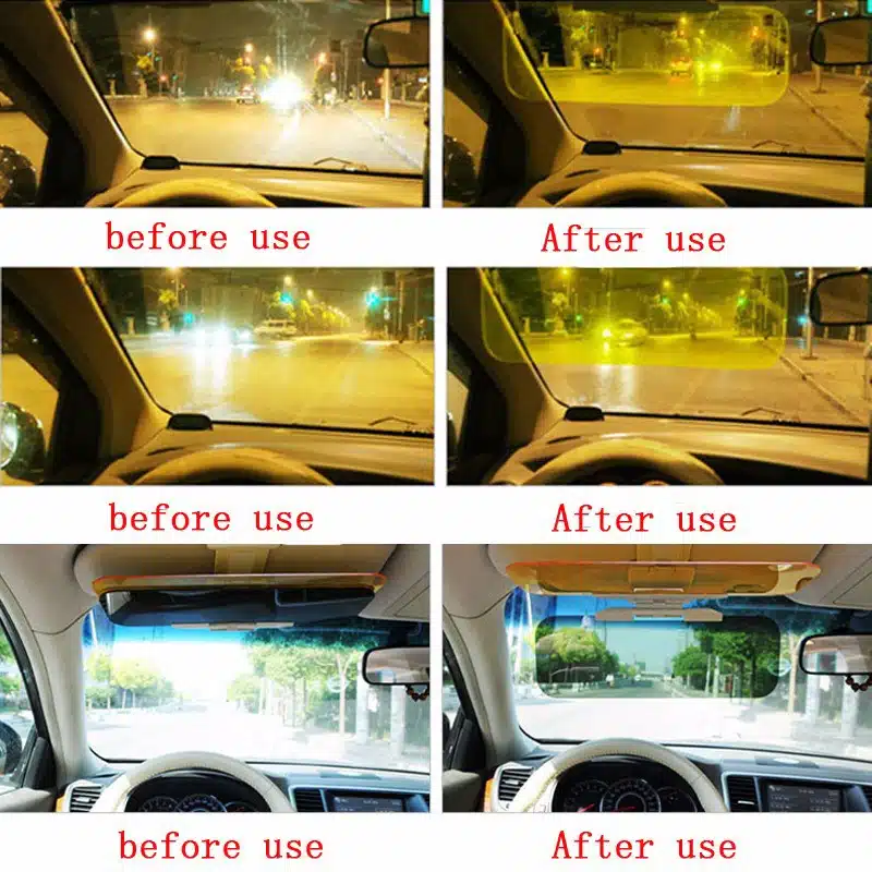 Pare-soleil voiture vision claire sécurité 02