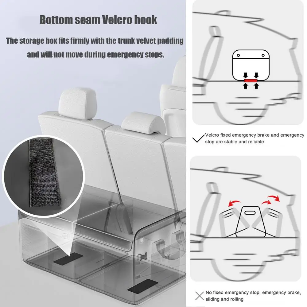 Rangement pliable voiture pour accessoires