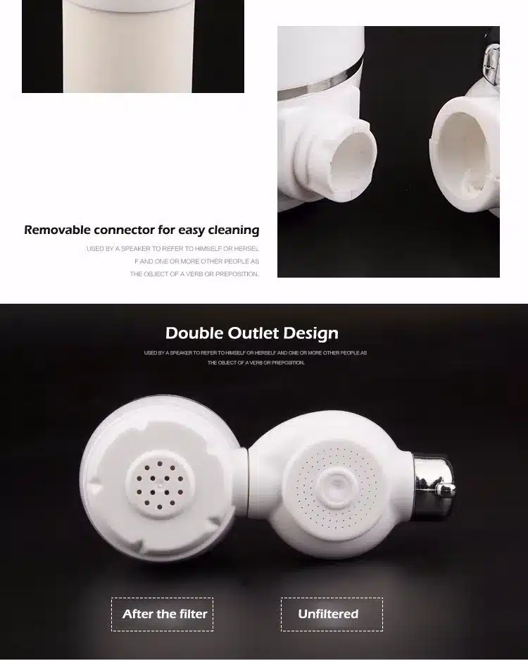 Système de filtration d’eau lavable