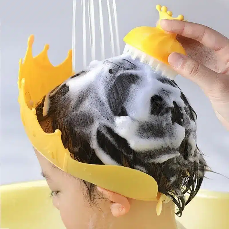 Couronne de bain bébé pour éviter l’eau dans les yeux 02