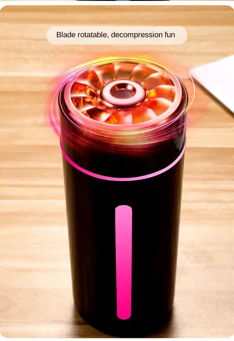 Mini humidificateur avec lumière LED 02