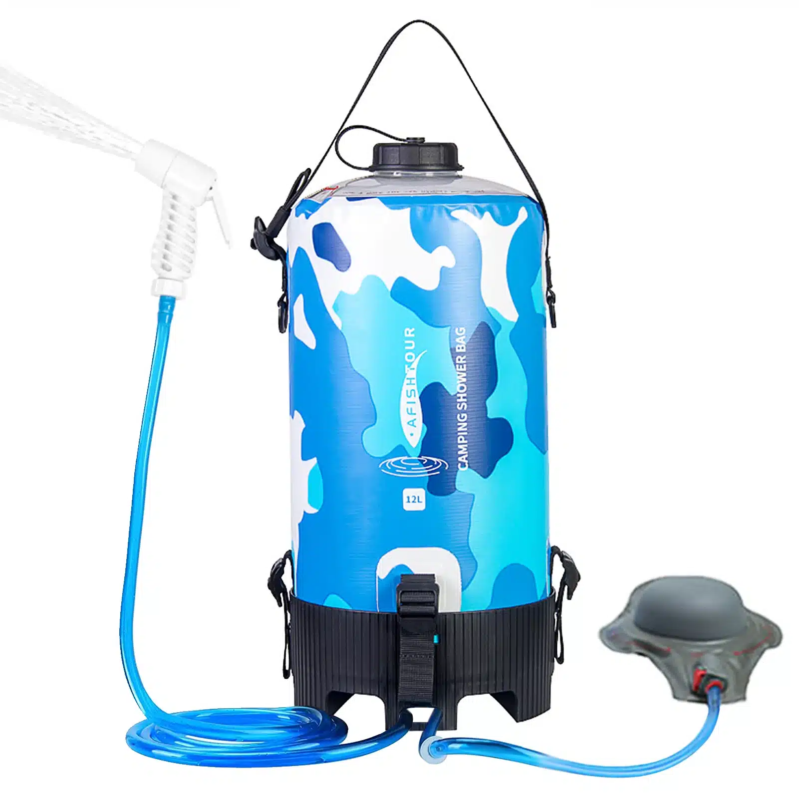 Sac de douche camping à pression portable