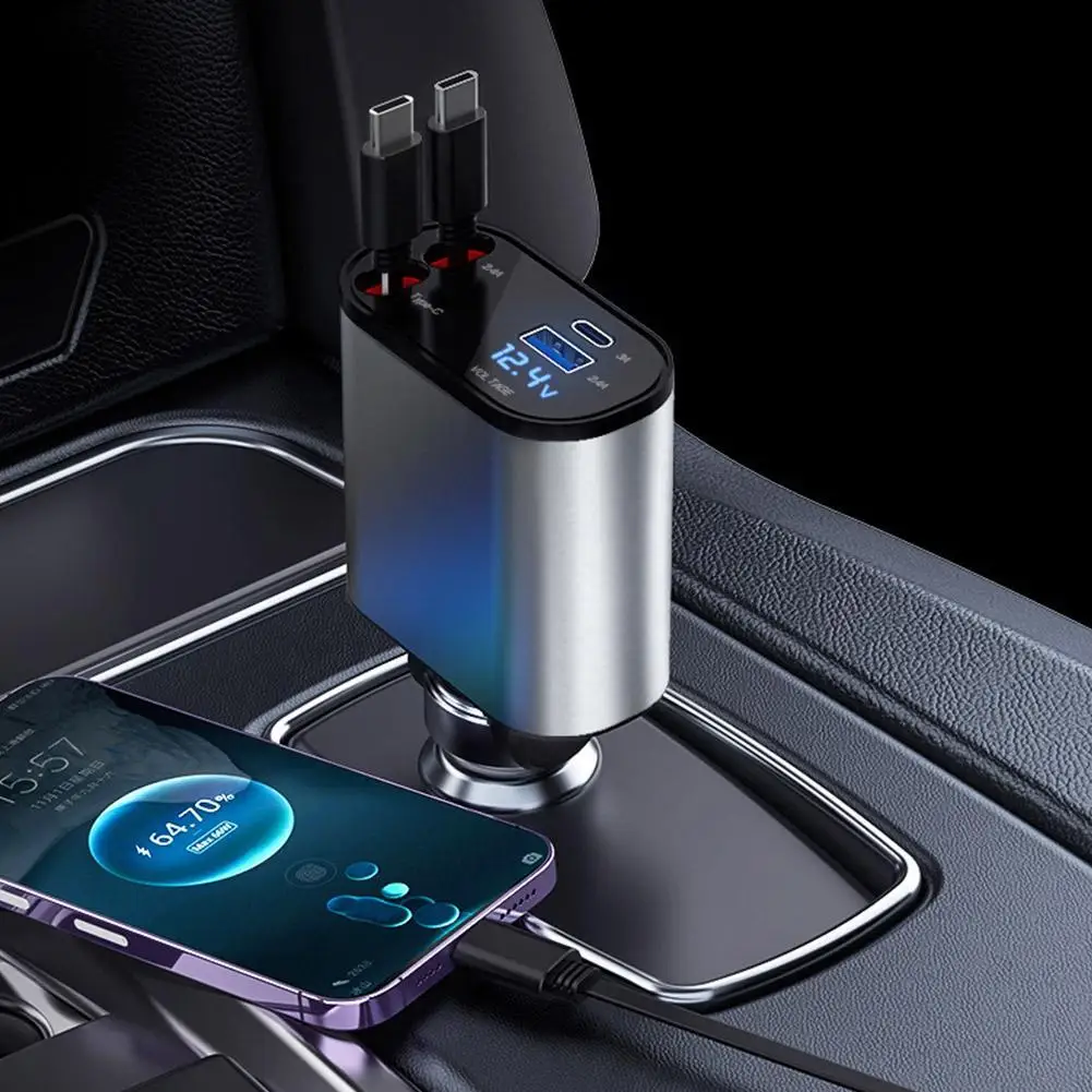 Charge rapide voiture pour iPhone & Samsung 02