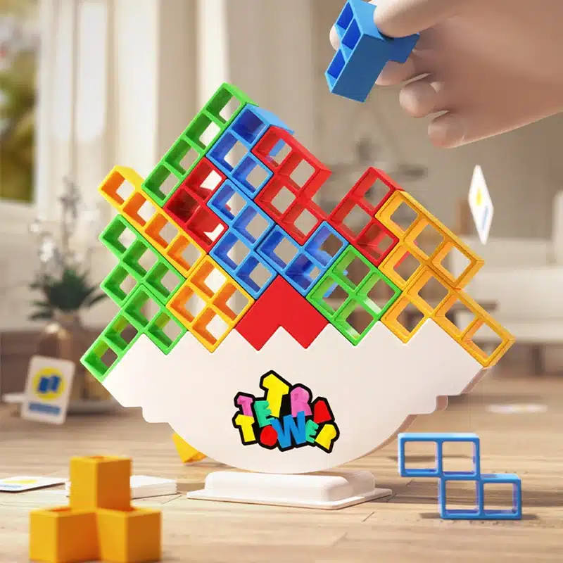 Jeu équilibre enfants puzzle construction