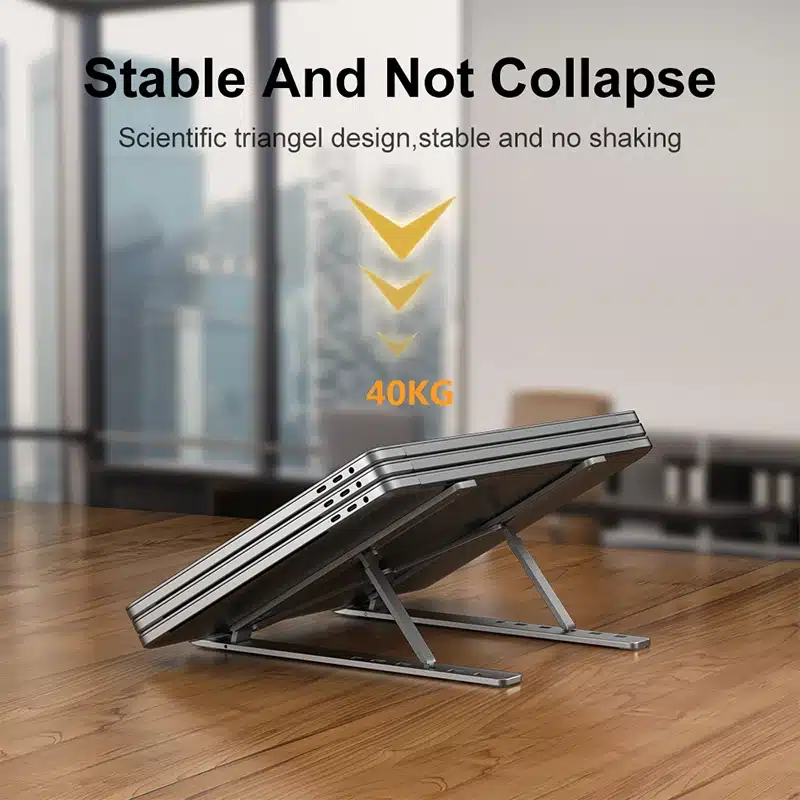 Support réglable laptop compact et pliable