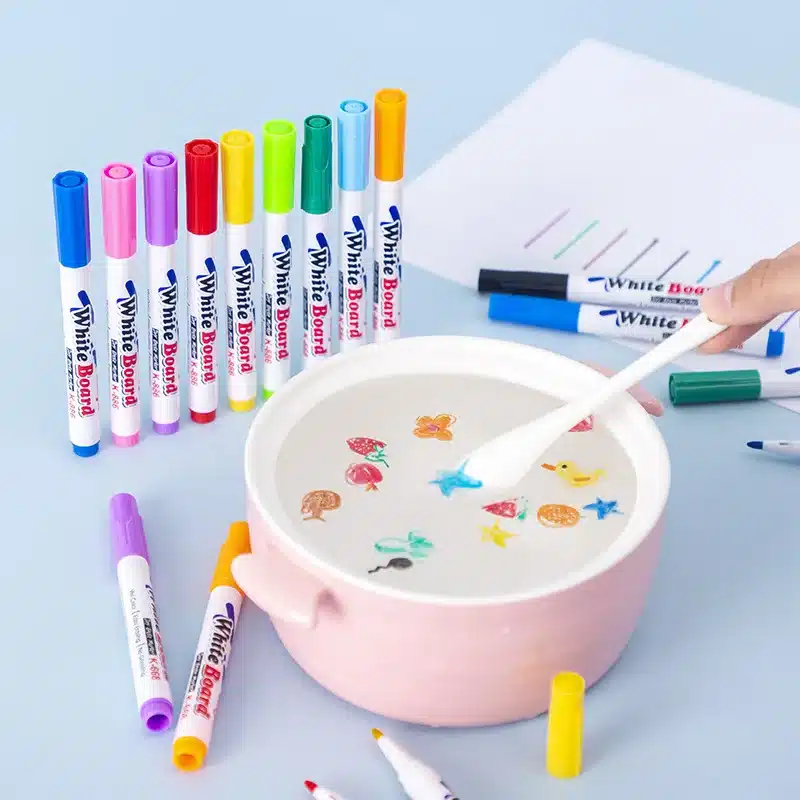 Kit de stylos encre flottante avec cuillère