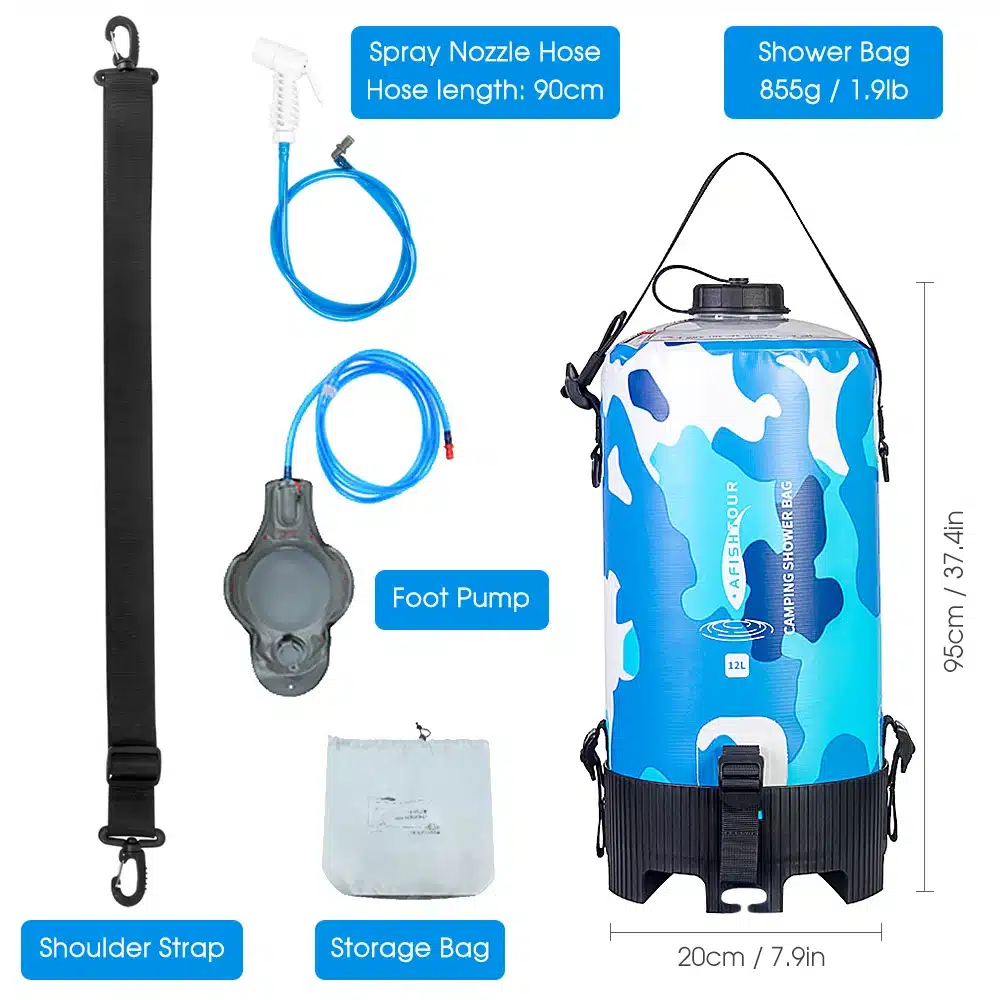 Accessoire de douche plein air pour randonnée