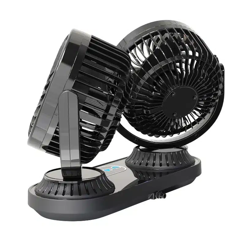Ventilateur USB voiture avec ports de charge