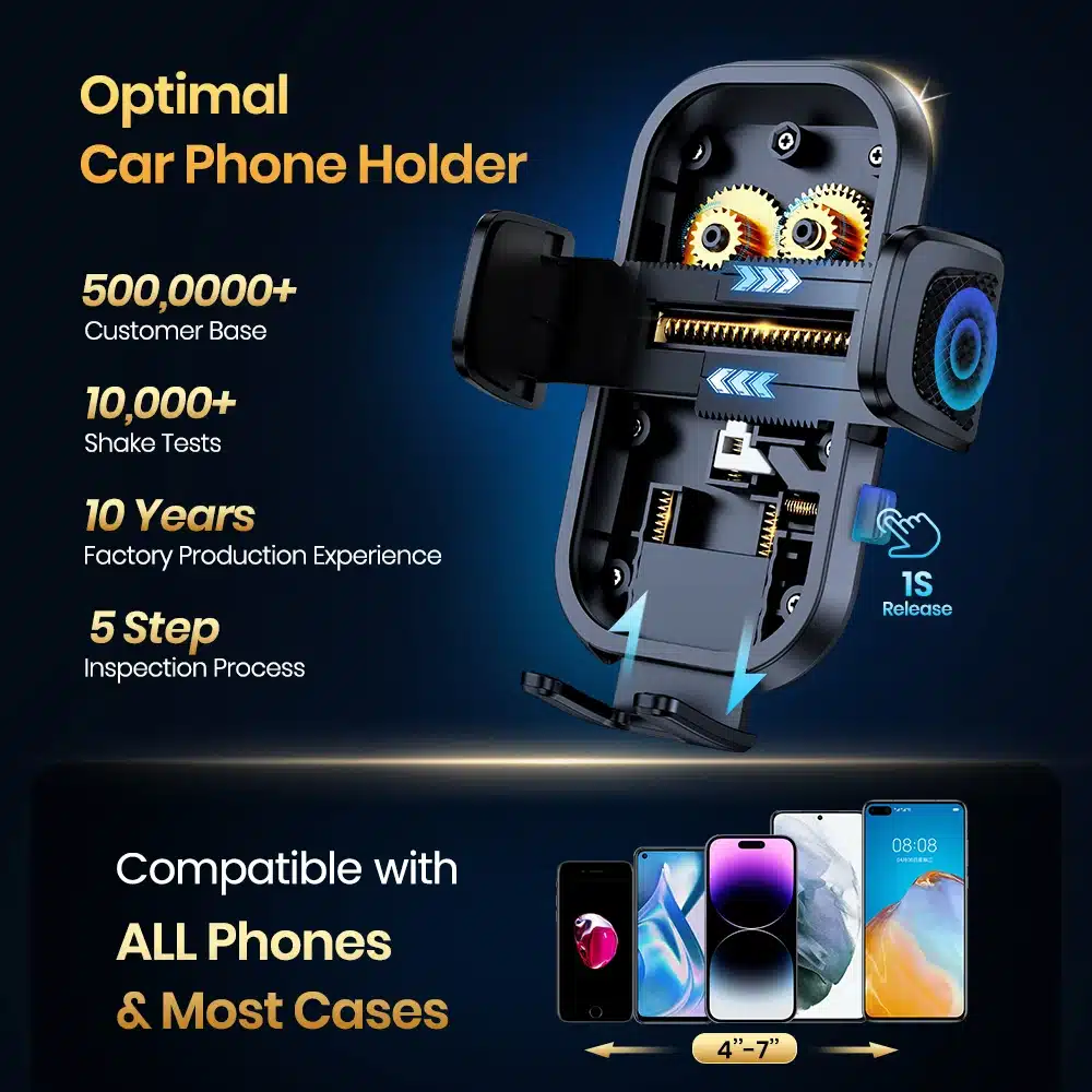 Support smartphone auto stable et sécurisé
