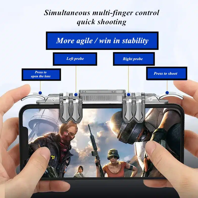 Manette mobile ergonomique pour smartphone