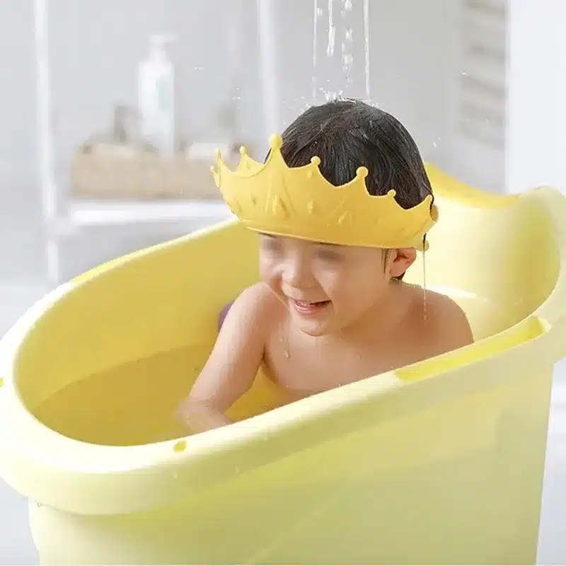 Couronne de bain bébé pour éviter l’eau dans les yeux