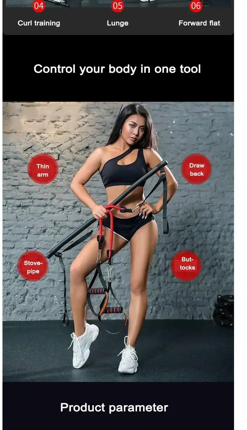Outil de musculation élastique en latex naturel