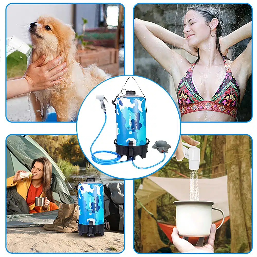 Sac de douche 12L en PVC chauffant