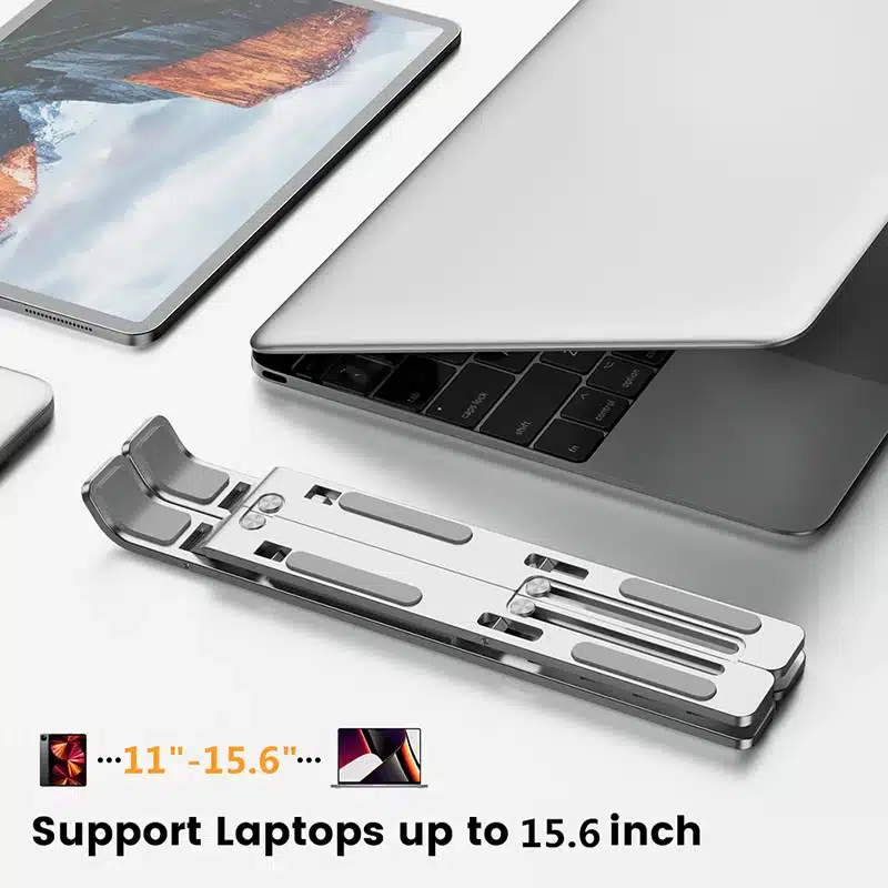 Support ergonomique PC avec 6 niveaux réglables