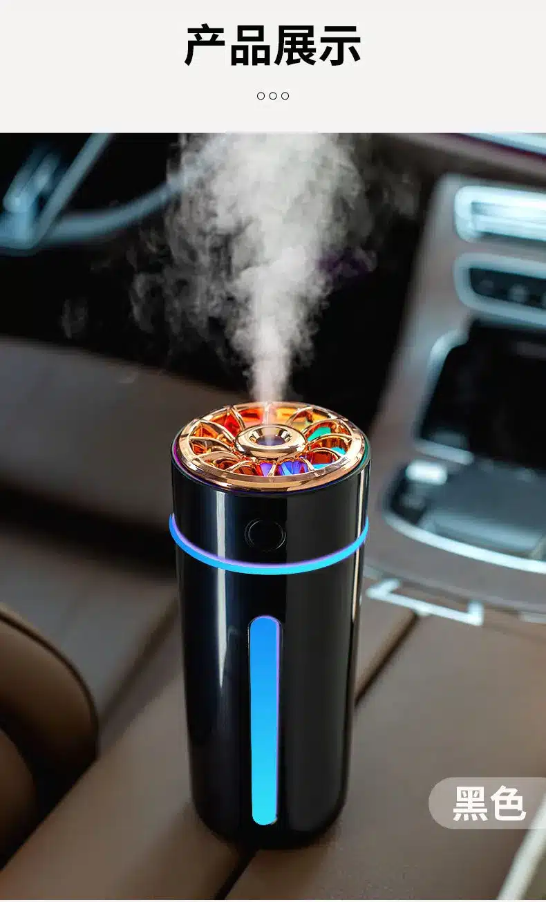 Mini humidificateur avec lumière LED 07